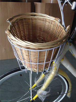 15kg vrouwen stap door de fiets dames klassieke 7-speed fiets met twee manden ontwerp