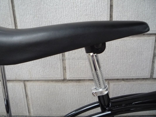 20 inch CE gecertificeerde chroomverf lowrider strand cruiser fiets met banaans zadel
