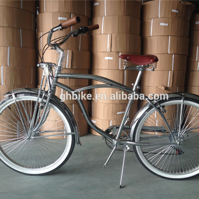 Stalen frame 26 inch Single Speed Mens Beach Crusier Bike in elke kleur CE goedgekeurd