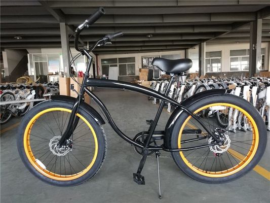 26 inch 3.0 band vet band mannen strand cruiser fiets met Shimano 7 versnelling en schijfrem