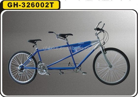 Shimano 7 Speed Tandem Bike 26&quot; vouwbare tandemfiets met stalen frame en twee zitplaatsen