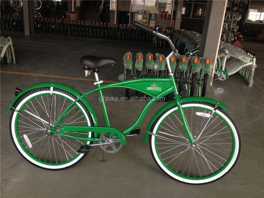 26&quot; Single Speed Steel Frame Foot Brake Beach Cruiser Fiets voor volwassen mannen Promotie