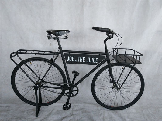 Promotie Reclame 28 Inch Groene Kleur Vintage Stijl Volwassenen Mannen Retro Fiets Met Grote Vlag