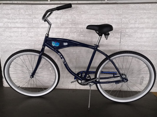 26&quot; Single Speed Steel Frame Foot Brake Beach Cruiser Fiets voor volwassen mannen Promotie