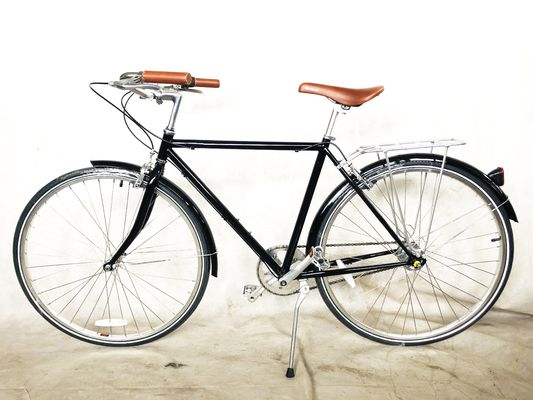 CE Hi-Ten Steel Frame Single Speed Street Holland Traditionele volwassen mannen stadsfiets