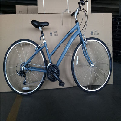Aluminiumlegering 21 versnelling Hybride man Bike City Cruiser Bikes Unisex Fiets 700C Double V Brake