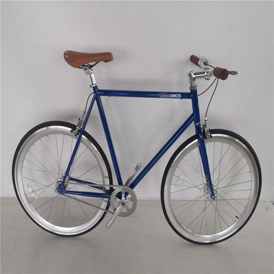 4130 Chromoly Single Speed Retro Mens Step Through City Cruiser Bike met 700C wielgrootte