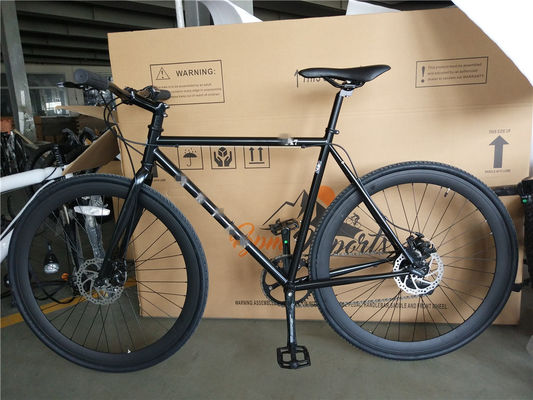 Shimano Gear Hard Frame Disc Brake OEM Chromoly 4130 Frame Mens Adult Hybrid City Cruiser Fiets Wegfiets