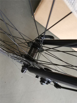 Shimano Gear Hard Frame Disc Brake OEM Chromoly 4130 Frame Mens Adult Hybrid City Cruiser Fiets Wegfiets