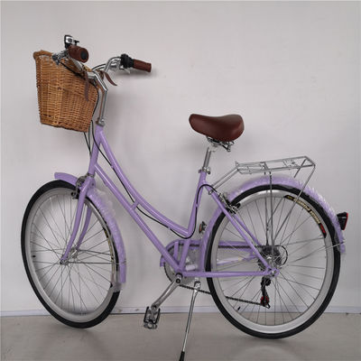 KMC 7 Gear Classic Lady Bike 28 Ladies Vintage Bike 26 Retro Vrouwen Bikes met mand