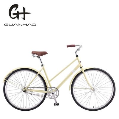 26&quot; Lady City Bike met Hi-Ten Steel Frame Coaster Brake Rear Rack en OEM/ODM Opties