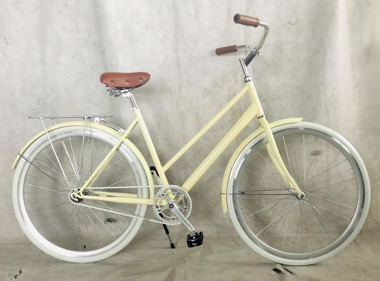 26&quot; Lady City Bike met Hi-Ten Steel Frame Coaster Brake Rear Rack en OEM/ODM Opties