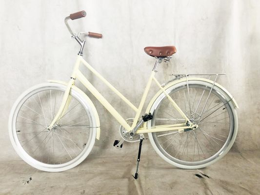 26&quot; Lady City Bike met Hi-Ten Steel Frame Coaster Brake Rear Rack en OEM/ODM Opties
