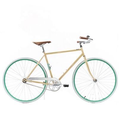 Hard Frame 1.8m Lengte CE Coaster Brake Single Speed Hybrid City Bike voor volwassen mannen