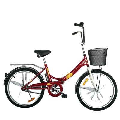20 inch Small Size vouwbare stadsfiets met stalen kruk en gewoon pedaal inbegrepen