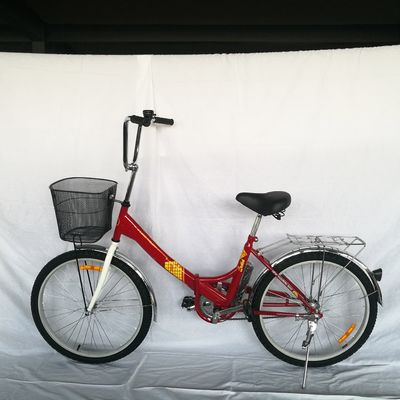 20 inch Small Size vouwbare stadsfiets met stalen kruk en gewoon pedaal inbegrepen