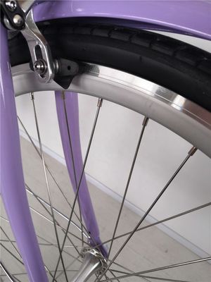 KMC Ketting 26 inch Europa OEM CE Shimano 7 snelheden Vrouwen Lady City Bike 1.8m Lengte