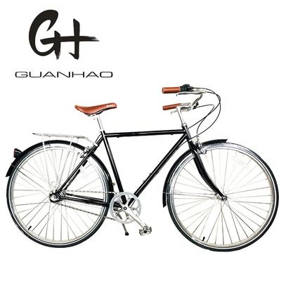 Gewone Pedal Single Speed Dutch Men City Adult Vintage Bike voor de Zuid-Amerikaanse markt