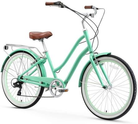 1.6m Lengte 26&quot; 7S Vrouwen City Bike met niet-achterste demper en aluminium frame