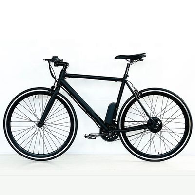 700C 24V 250W OEM Customized UL2849 CE 8.8AH Lithiumbatterij 20KM/H Single Speed Volwassenen Electric Fixed Gear Fiets