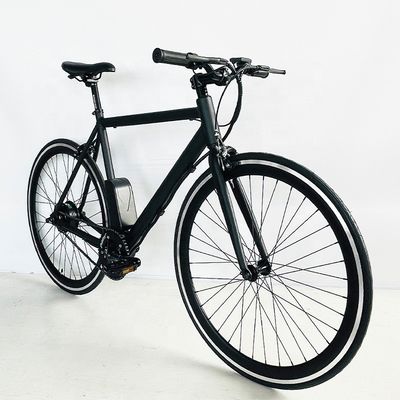 700C 24V 250W OEM Customized UL2849 CE 8.8AH Lithiumbatterij 20KM/H Single Speed Volwassenen Electric Fixed Gear Fiets