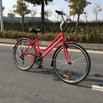 Straat 28 inch Ofo 7 snelheden Retro dames vrouwen meisje CE Nederlandse stijl witte stadsfiets
