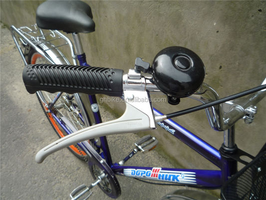 3-delige combo aanbieding Vintage Mensen Single Speed Retro City Cruiser Bike met voormand