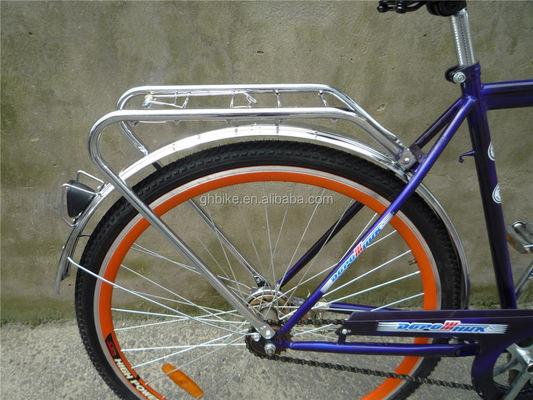 3-delige combo aanbieding Vintage Mensen Single Speed Retro City Cruiser Bike met voormand
