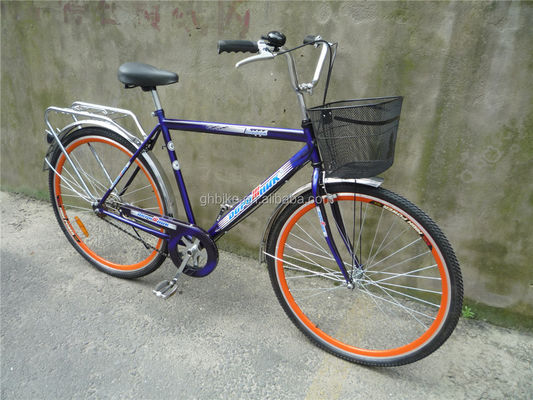 3-delige combo aanbieding Vintage Mensen Single Speed Retro City Cruiser Bike met voormand
