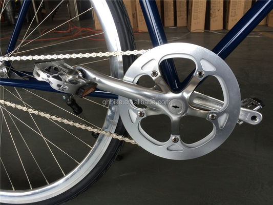 Vintage City Cruiser Bike 700C Retro Cromo Hybrid Bike voor volwassenen