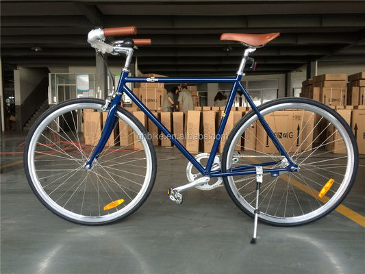 Vintage City Cruiser Bike 700C Retro Cromo Hybrid Bike voor volwassenen