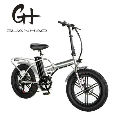 48V 13AH 750W elektrische vouwfiets met 20" opvouwbaar frame en magnesium allooi wielstel