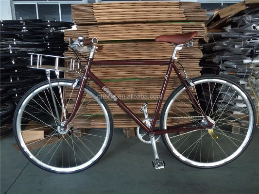 Interne 5 Speed Vintage City Bike voor mannen 700C Wielgrootte en Nexus 3 Speed Retro Bikes
