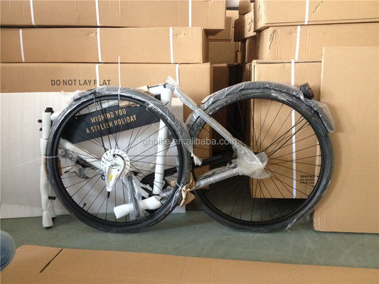 Quando Hub en Aluminium Rim Uitgerust Single Speed Vintage Style Retro Mensenfiets