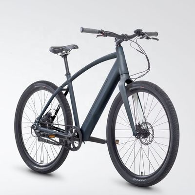 Single Speed 700C CE OEM CPSC 36V 350W Aluminium Frame Elektrische stadsfiets voor volwassen mannen