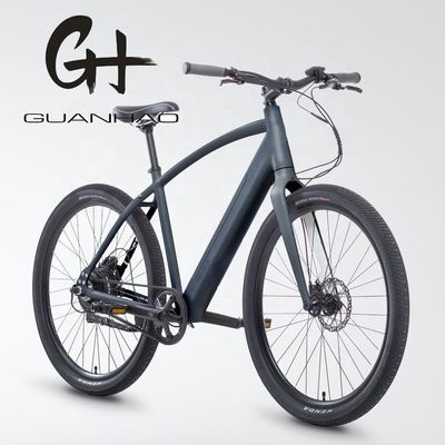 Single Speed 700C CE OEM CPSC 36V 350W Aluminium Frame Elektrische stadsfiets voor volwassen mannen