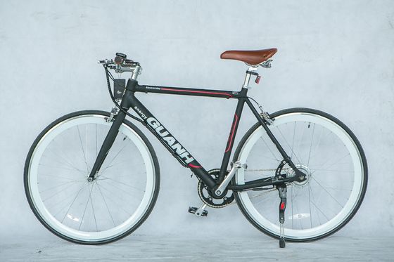 City 700C 25KM/H CE 36V 8AH Lithiumbatterij OEM Op maat gemaakte 250W Europa City Single Speed Volwassenen Electric Verborgen batterij fiets
