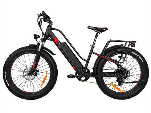 26 inch 1000W 48V 17AH Lithiumbatterij 7 snelheden Elektrische bergfiets voor volwassen mannen