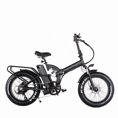 48V 21AH Full Suspension 1000W 20&quot; elektrische fiets met schijfrem en achterste motor