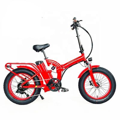 Bandbreedte 20*4&quot; 48V 21ah Lithiumbatterij 1000W Elektrische volle ophanging vouwfiets