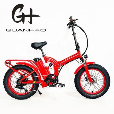 Bandbreedte 20*4&quot; 48V 21ah Lithiumbatterij 1000W Elektrische volle ophanging vouwfiets