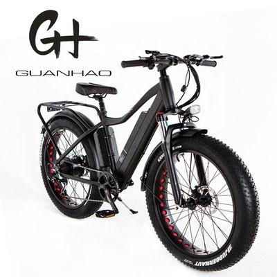 Sneeuw 26&quot; 52V 1000W Elektrische Mountainbike met 7 versnellingsbakken en 17AH Lithiumbatterie