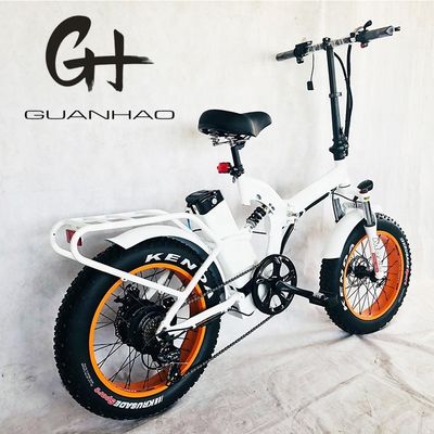 20&quot; Full Suspension elektrische sneeuwfiets met 48V 21AH batterij en 1000W Bafang achtermotor