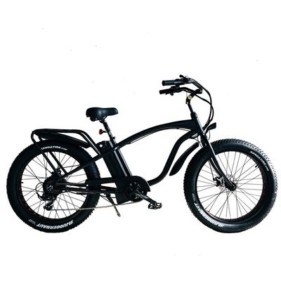 26&quot; 1000W Bafang achtermotor Fat Tire Electric Cargo Beach Cruiser Bike met 48V 21AH Lithiumbattery