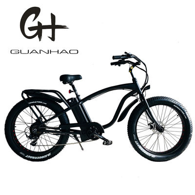 26&quot; 1000W Bafang achtermotor Fat Tire Electric Cargo Beach Cruiser Bike met 48V 21AH Lithiumbattery