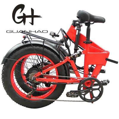 20&quot; volvering sneeuw 500W 14AH 4.0 Fat band elektrische verborgen batterij vouwfiets