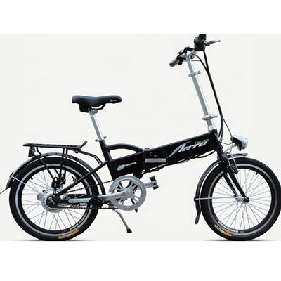 16&quot; Mini vouwfiets met 24V 250W motor en 10AH Lithiumbatterij versnellingen Single Speed