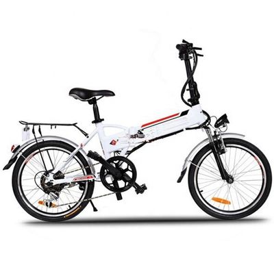 16&quot; Mini vouwfiets met 24V 250W motor en 10AH Lithiumbatterij versnellingen Single Speed