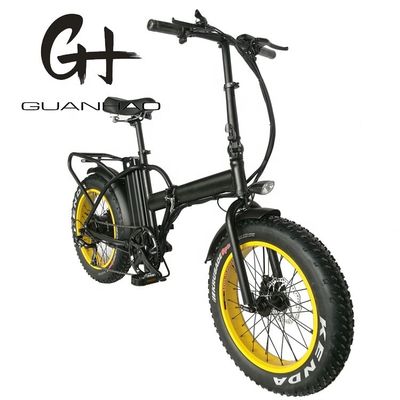 30-50Km/h 1000W 21AH Lithiumbatterij Volwassen 4.0X Sneeuwband Opvouwbare Elektrische Vetband Fiets