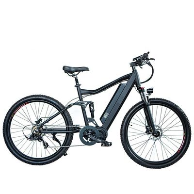 7 snelheid 26 &quot;Aluminium elektrische volle ophanging bergfiets met 21AH batterijcapaciteit